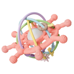 Бебешка силиконова гризалкa Soft Peach