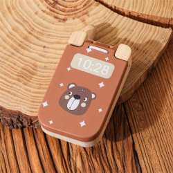 Дървен детски телефон