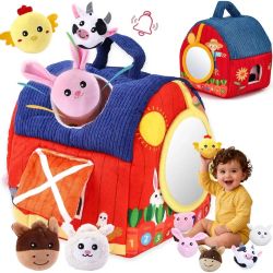 Интерактивна сензорна мека играчка - ферма с животни