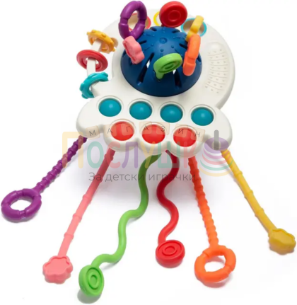 Pull String Toy – Сензорна и Монтесори играчка за бебета