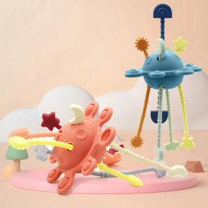 Силиконова играчка - Октопод