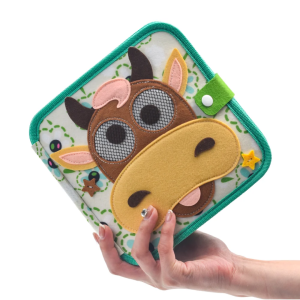 Голяма текстилна сензорна книжка - ферма