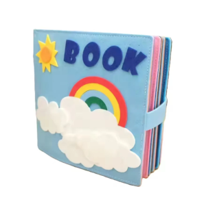 Голяма текстилна сензорна книжка Дъга