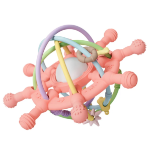 Бебешка силиконова гризалкa Soft Peach