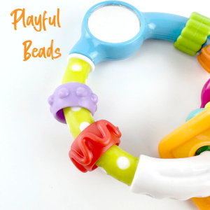 Бебешка дрънкалка Ринг с огледалце