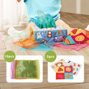 Бебешка играчка - Мека кутия със салфетки