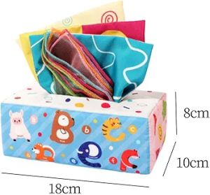 Бебешка играчка - Мека кутия със салфетки