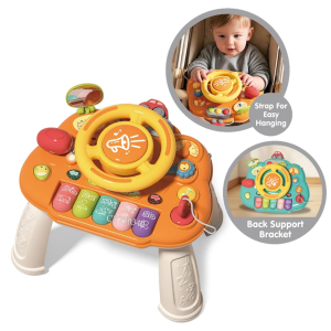 Занимателна масичка с волан, светлини и звуци