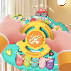 Занимателна масичка с волан, светлини и звуци