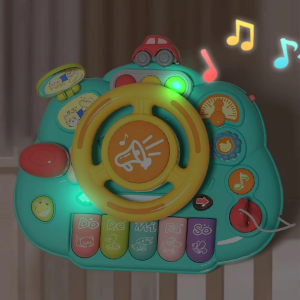 Занимателна масичка с волан, светлини и звуци