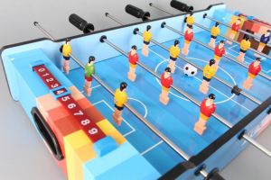 Дървена игра - джага / хокей (2 в 1)