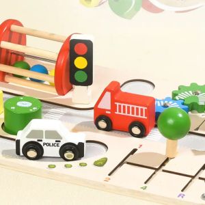 Дървена активна маса за игра