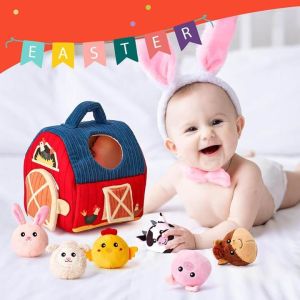 Интерактивна сензорна мека играчка - ферма с животни