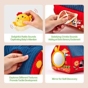 Интерактивна сензорна мека играчка - ферма с животни