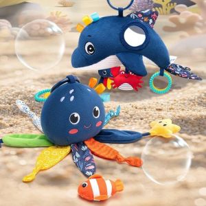 Мека висяща сензорна играчка - Октопод